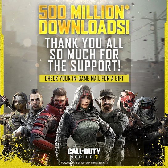 COD Mobile gets to 650 million downloads worldwide